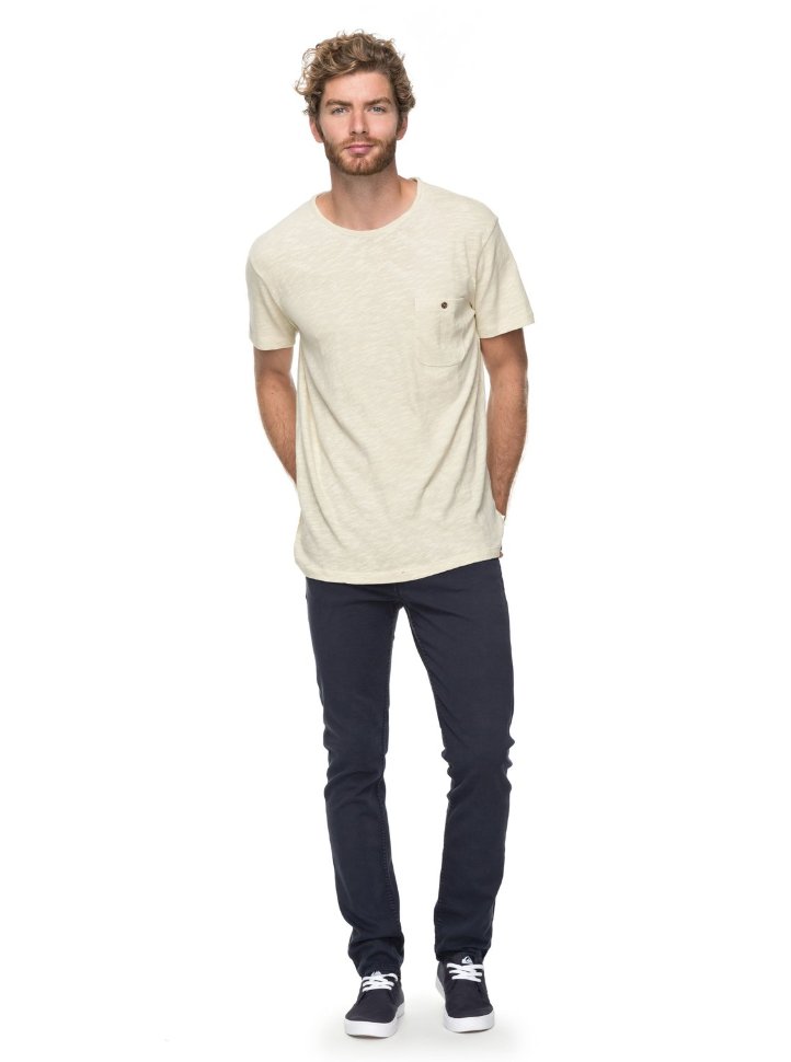 Футболка мужская QUIKSILVER Lowtidecrewss M Birch фото 2