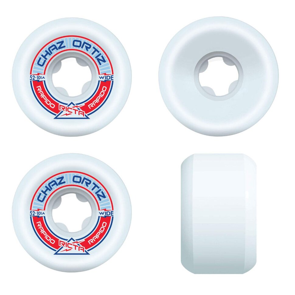 Колеса для скейтборда RICTA Chaz Ortiz Pro Rapido Wide Assorted 101a 52  мм 2020 фото 2