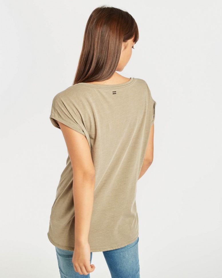 Футболка женская BILLABONG All Night Tee Sage фото 5