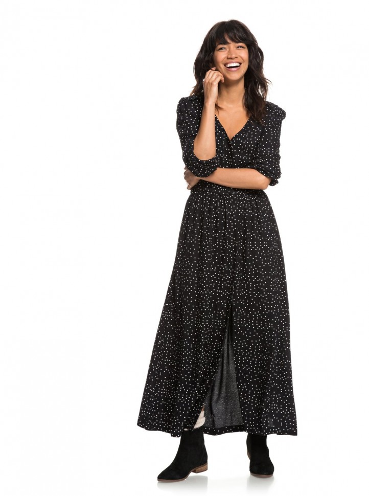Платье ROXY Subway Atmosph J True Black Dots For Days фото 4