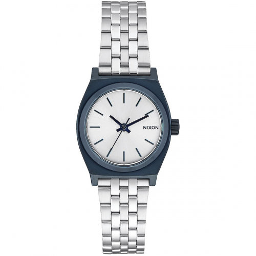 Часы NIXON Small Time Teller A/S Navy/Silver