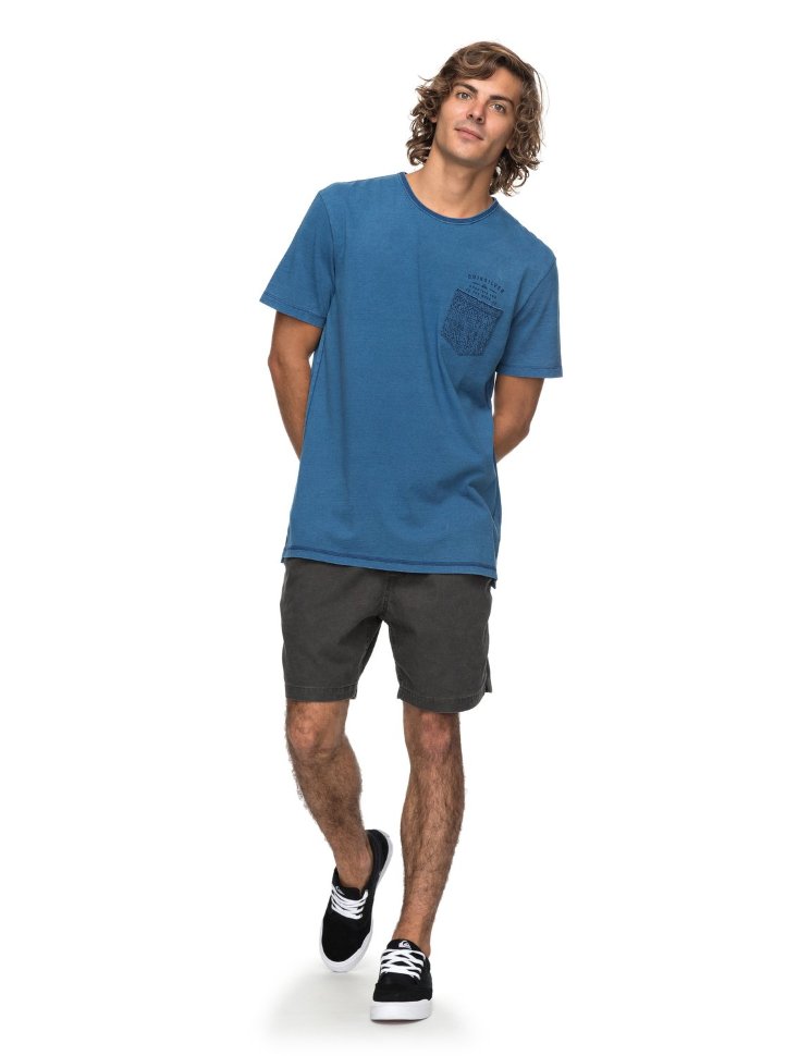 Футболка мужская QUIKSILVER Bavericks M Blue Used фото 2