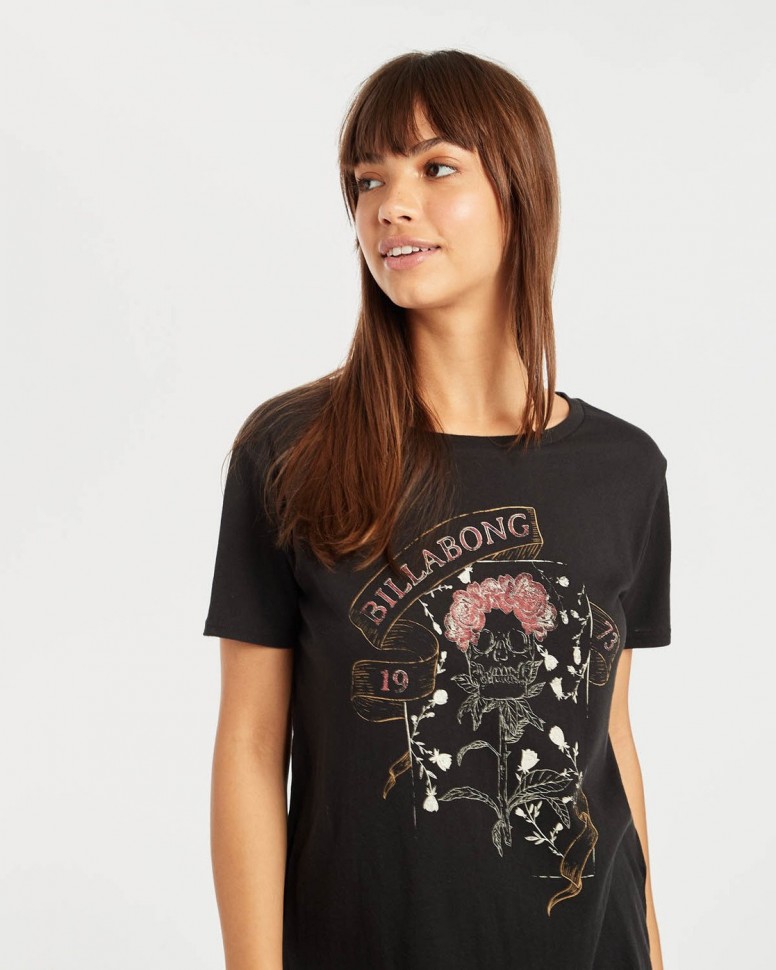 Футболка женская BILLABONG Bondy Tee Black фото 2