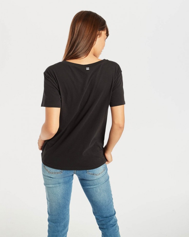 Футболка женская BILLABONG Bondy Tee Black фото 3