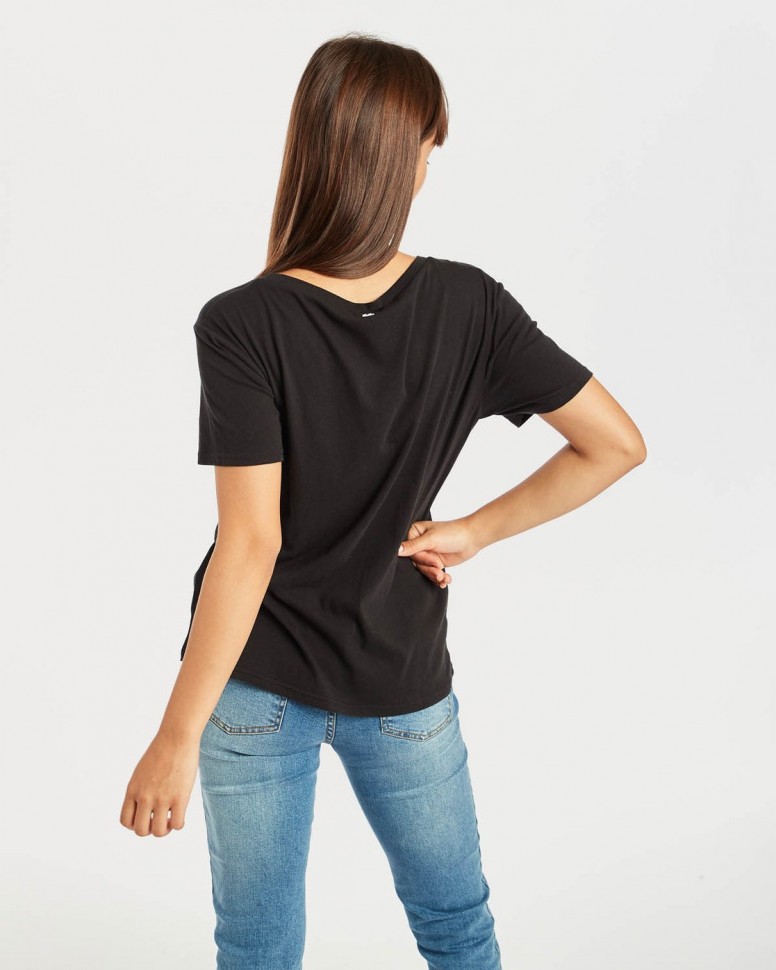 Футболка женская BILLABONG Bondy Tee Black фото 4