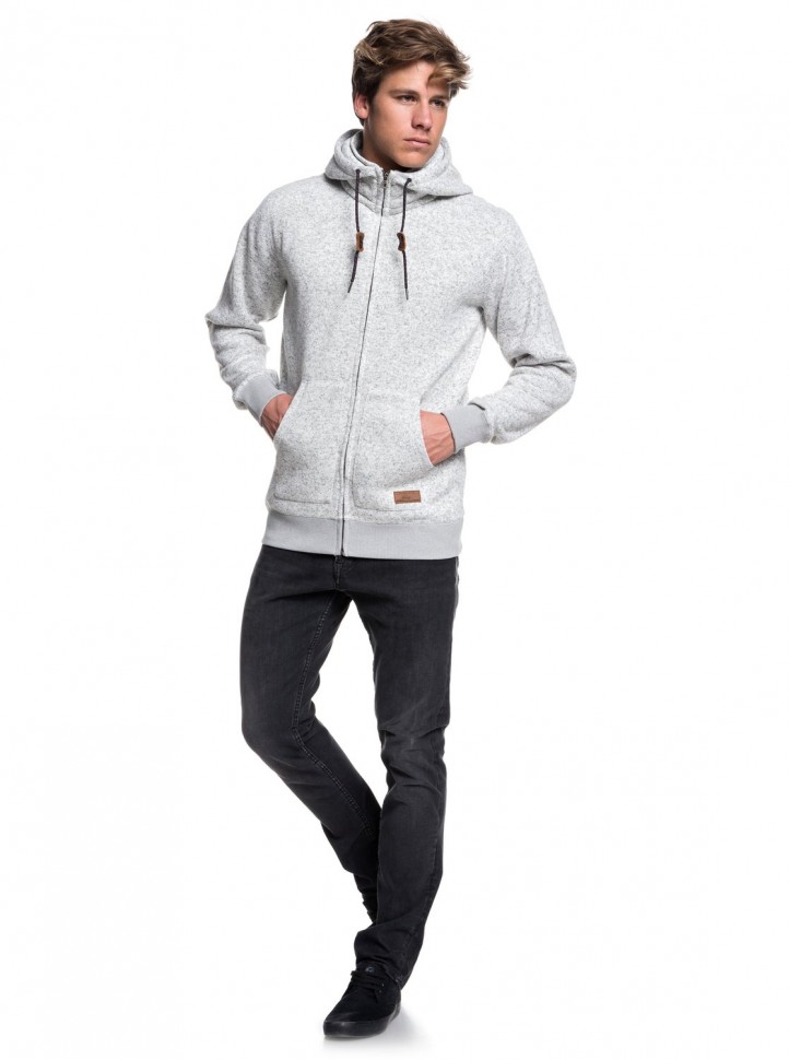 Кардиган QUIKSILVER Kellerzip M Light Grey Heather фото 3