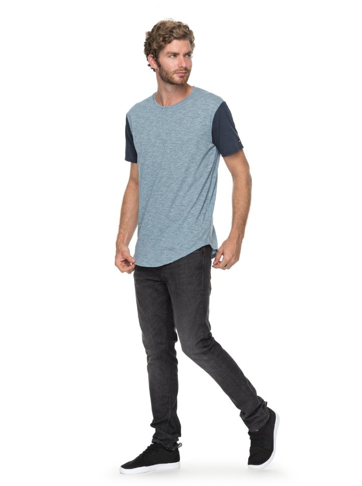 Футболка мужская QUIKSILVER Skybreakcrew M Real Teal Heather фото 2
