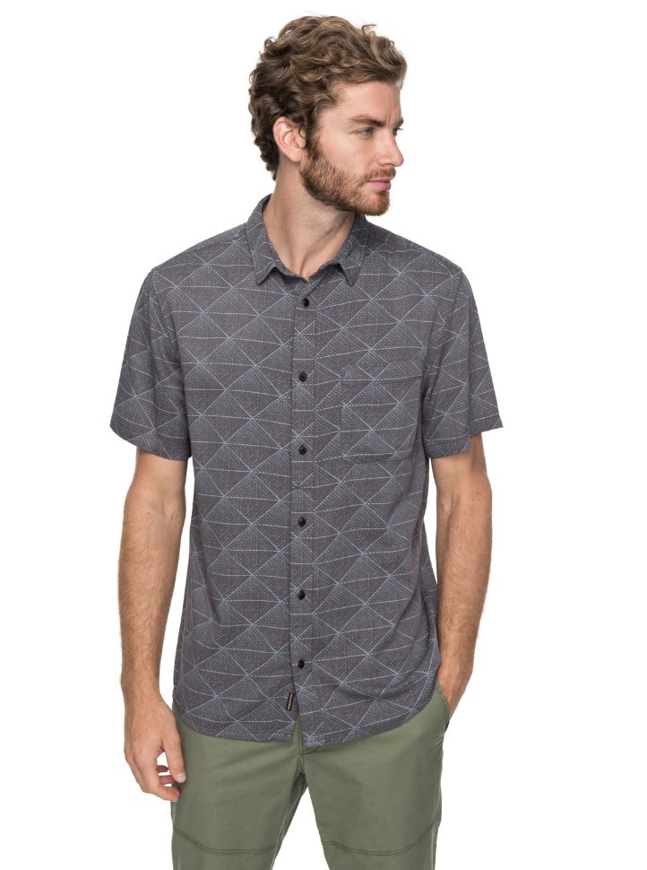 Рубашка мужская QUIKSILVER Variableshi M Iron Gate Variable Shirt
