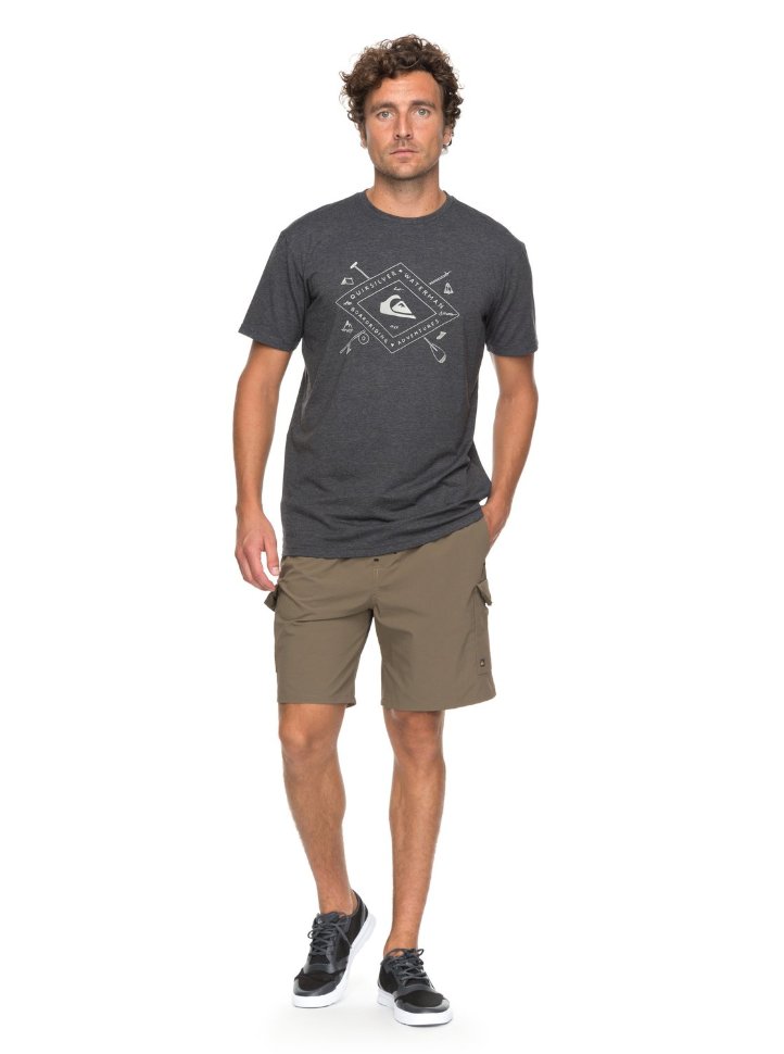 Футболка мужская QUIKSILVER Sandhillpeakspe M Charcoal Heather фото 2