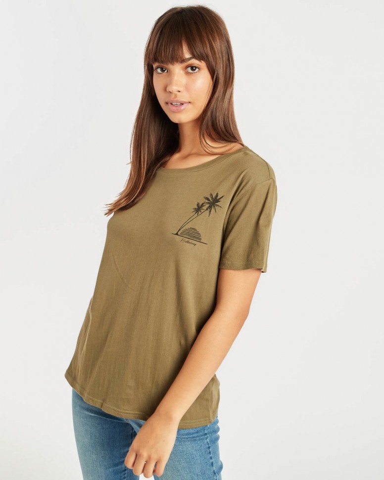 Футболка женская BILLABONG Bondy Tee Sage фото 2
