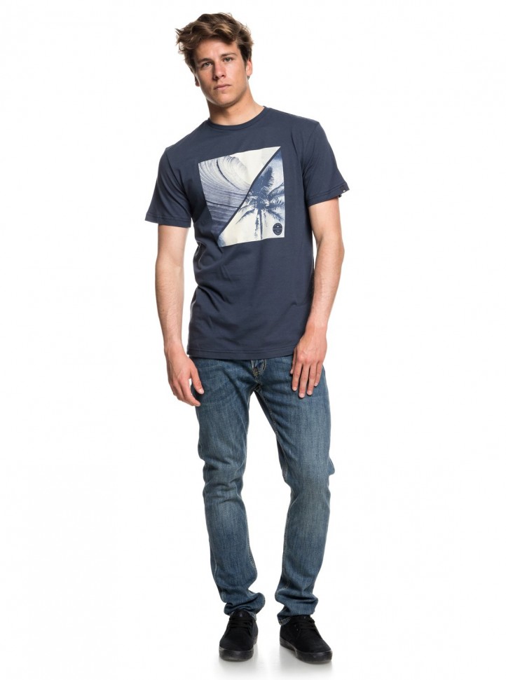 Футболка QUIKSILVER Colnightss M Blue Nights фото 2