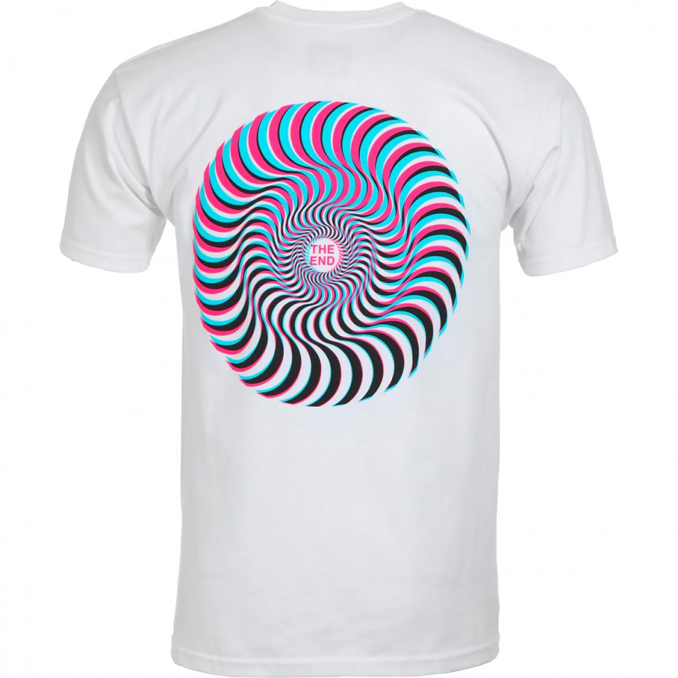 Футболка SPITFIRE S/S Overlay Swirl White фото 2