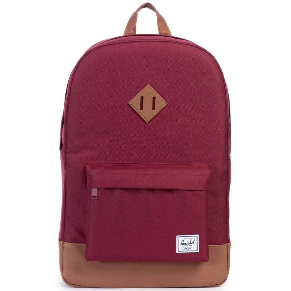 Рюкзак HERSCHEL Heritage A/S Windsor Wine/Tan Synthetic Leather