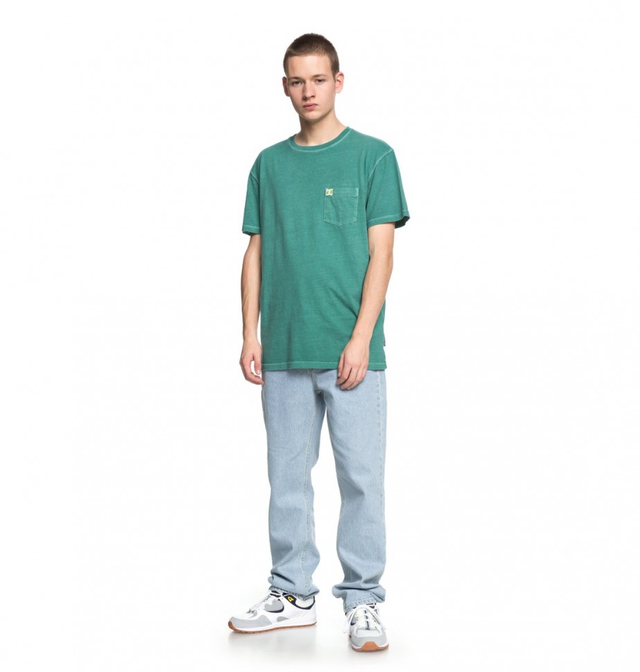 Футболка мужская DC SHOES Dyed Pocket Cre M Deep Sea фото 2