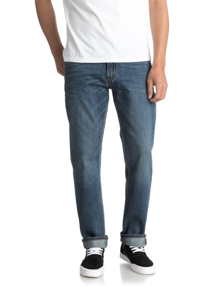 Джинсы мужские QUIKSILVER Sequelmediumblu M Medium Blue фото 3