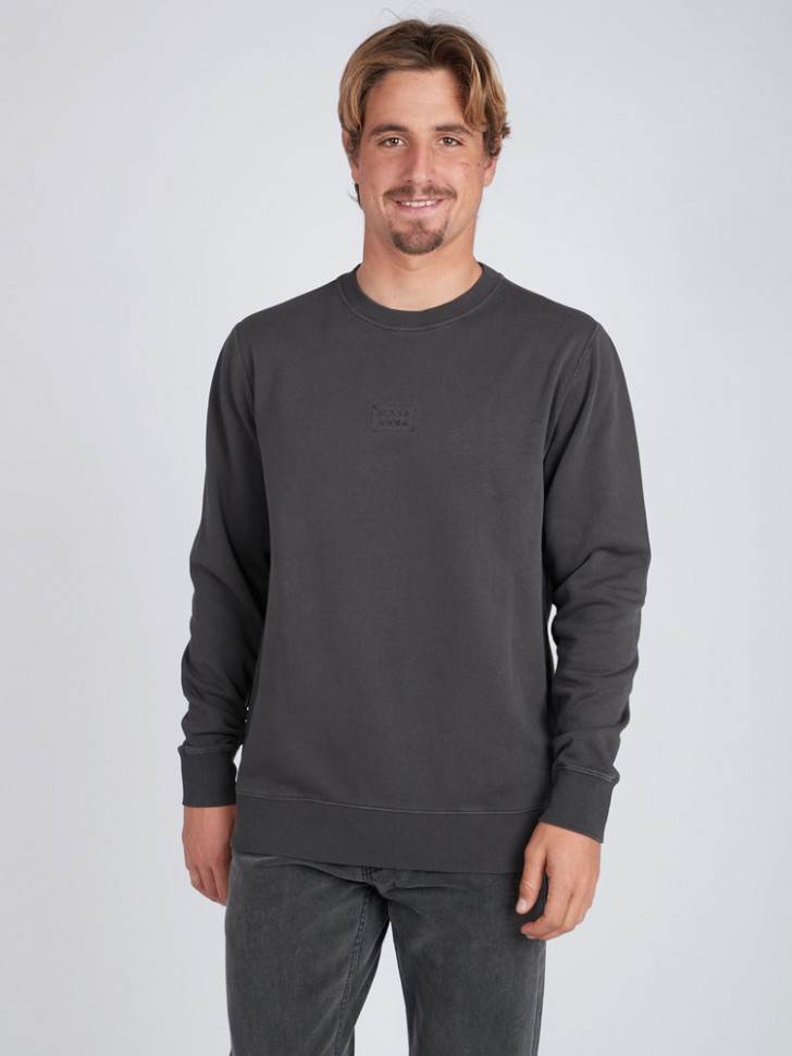 Флисовый свитшот мужской BILLABONG Wave Wash Crew Black
