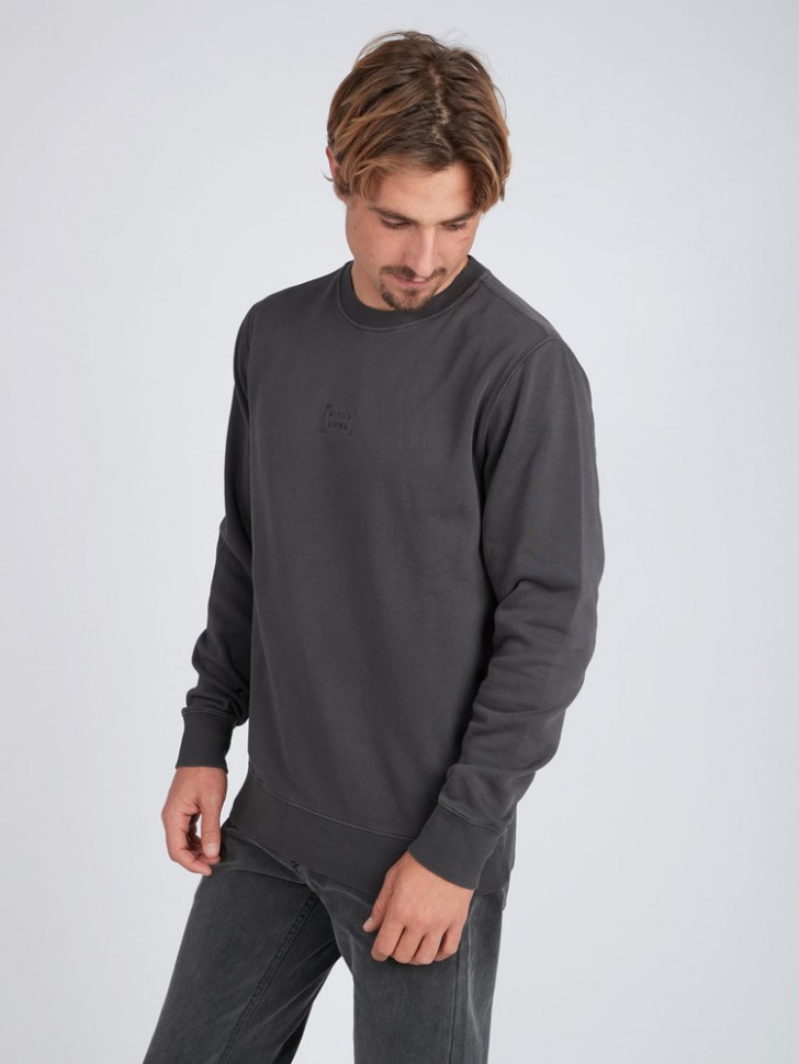 Флисовый свитшот мужской BILLABONG Wave Wash Crew Black фото 2