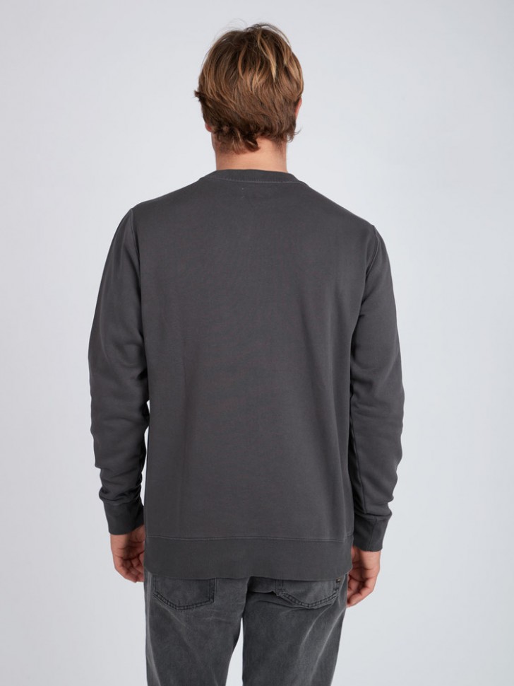 Флисовый свитшот мужской BILLABONG Wave Wash Crew Black фото 3