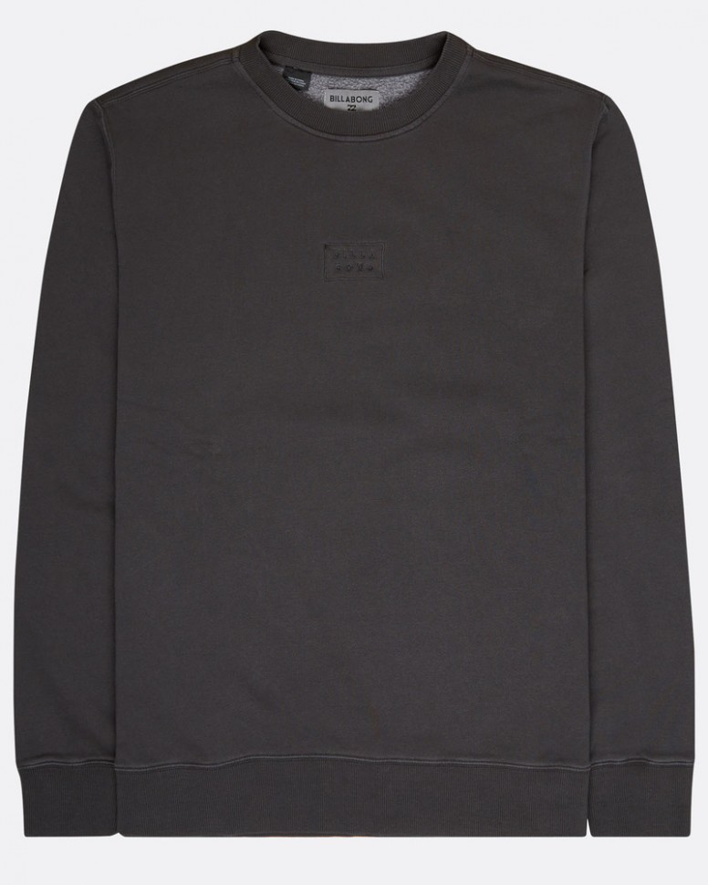 Флисовый свитшот мужской BILLABONG Wave Wash Crew Black фото 4