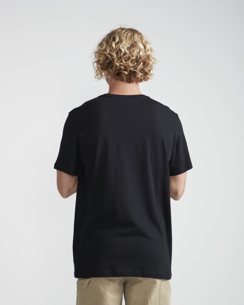 Футболка мужская BILLABONG High Line Tee Ss Black фото 4