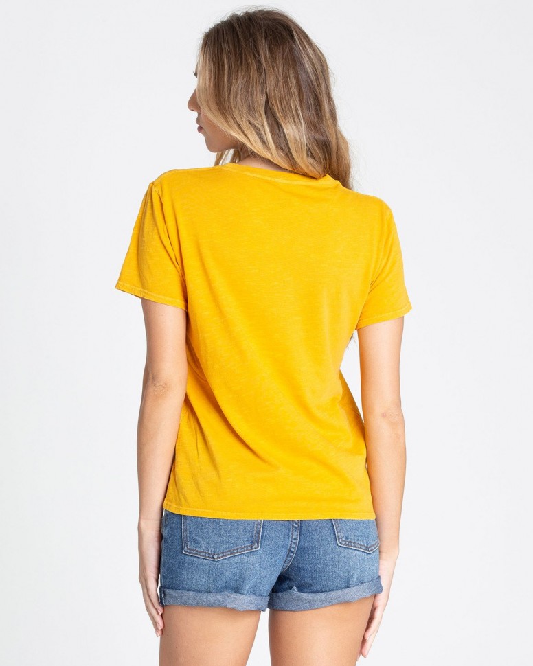 Футболка женская BILLABONG In The Shade Golden Glow фото 2