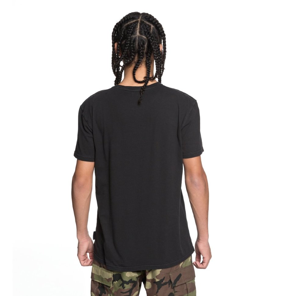Футболка мужская DC SHOES Dyed Pocket Cre M Black фото 3