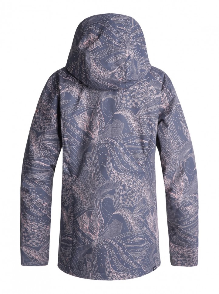 Куртка для сноуборда женская ROXY Roxy Jetty Jk J Crown Blue_Queen Motif фото 2