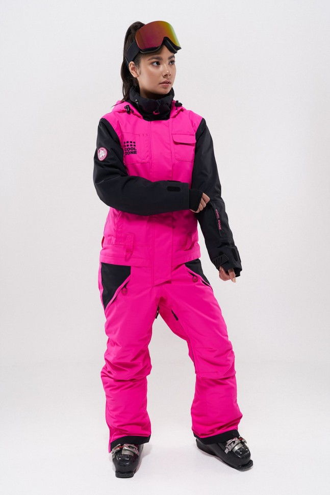 фото Комбинезон для сноуборда женский cool zone flex цикламеновый/черный