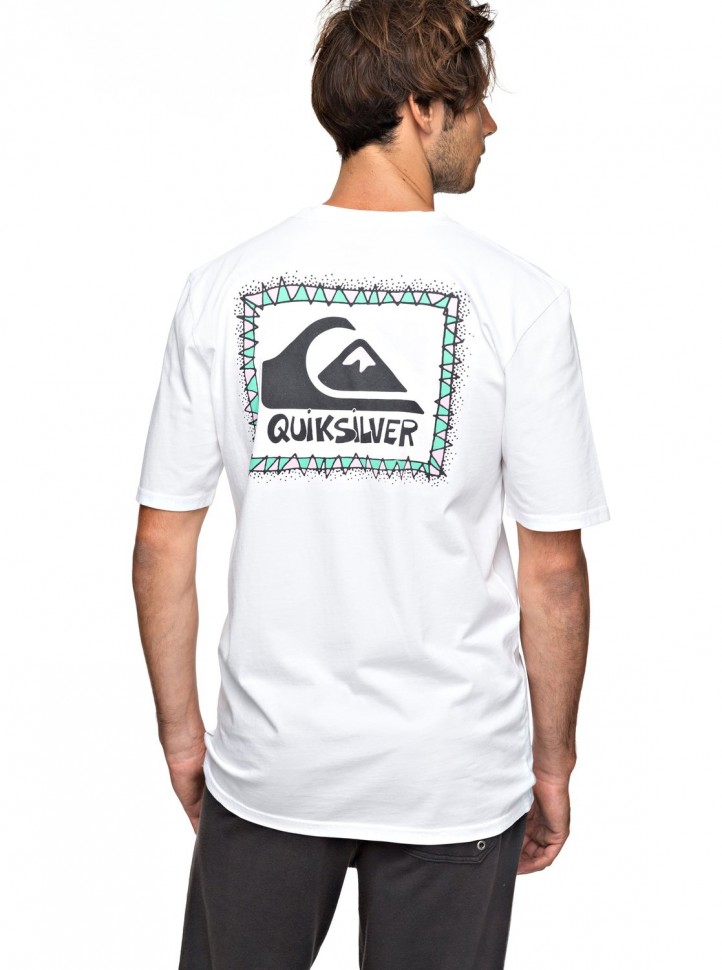 Футболка мужская QUIKSILVER Ghettosession M White фото 3