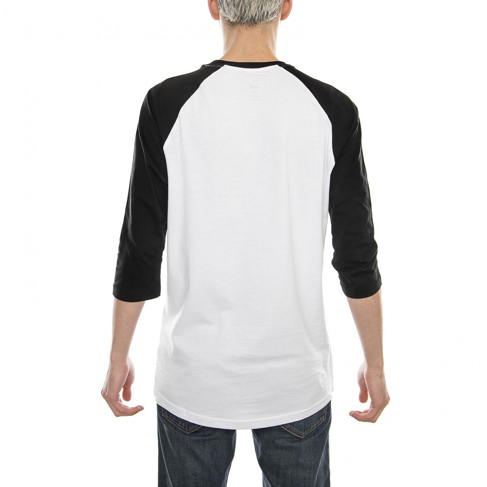 Футболка VANS 3/4 Mn Otw Raglan White/Black фото 3