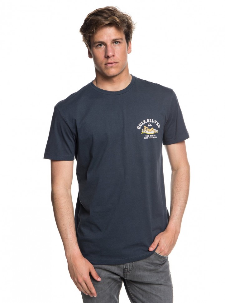 Футболка QUIKSILVER Fishandchickss M Blue Nights