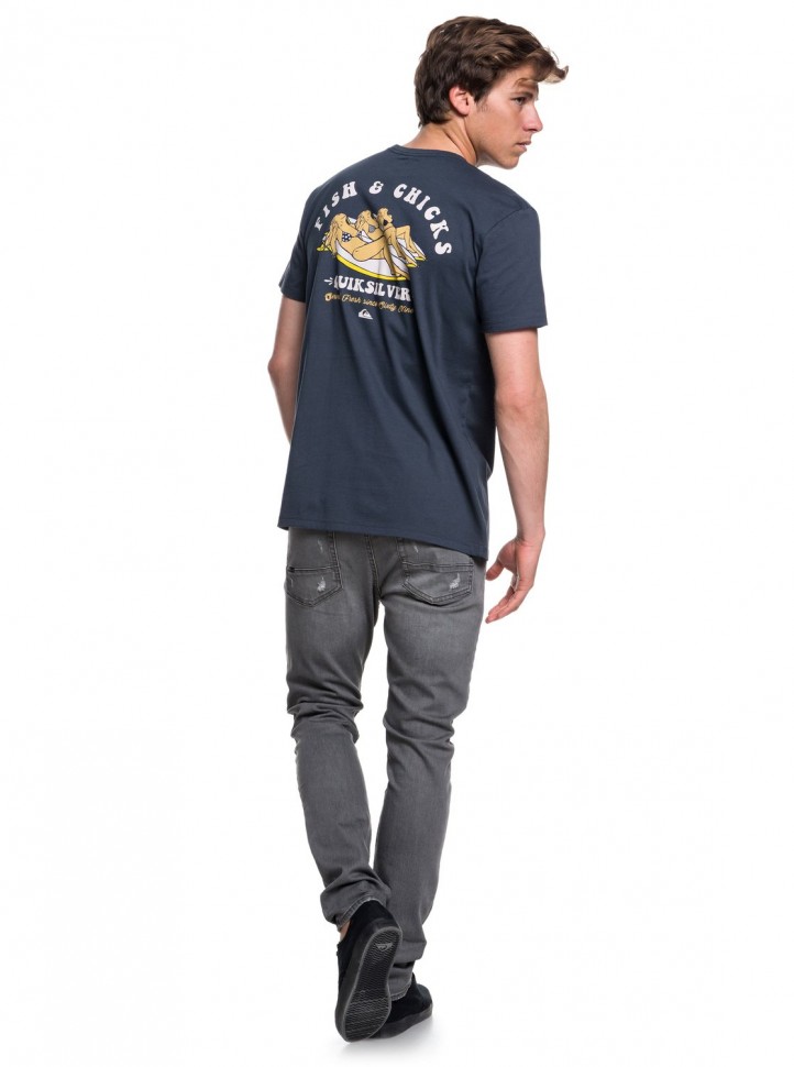 Футболка QUIKSILVER Fishandchickss M Blue Nights фото 2