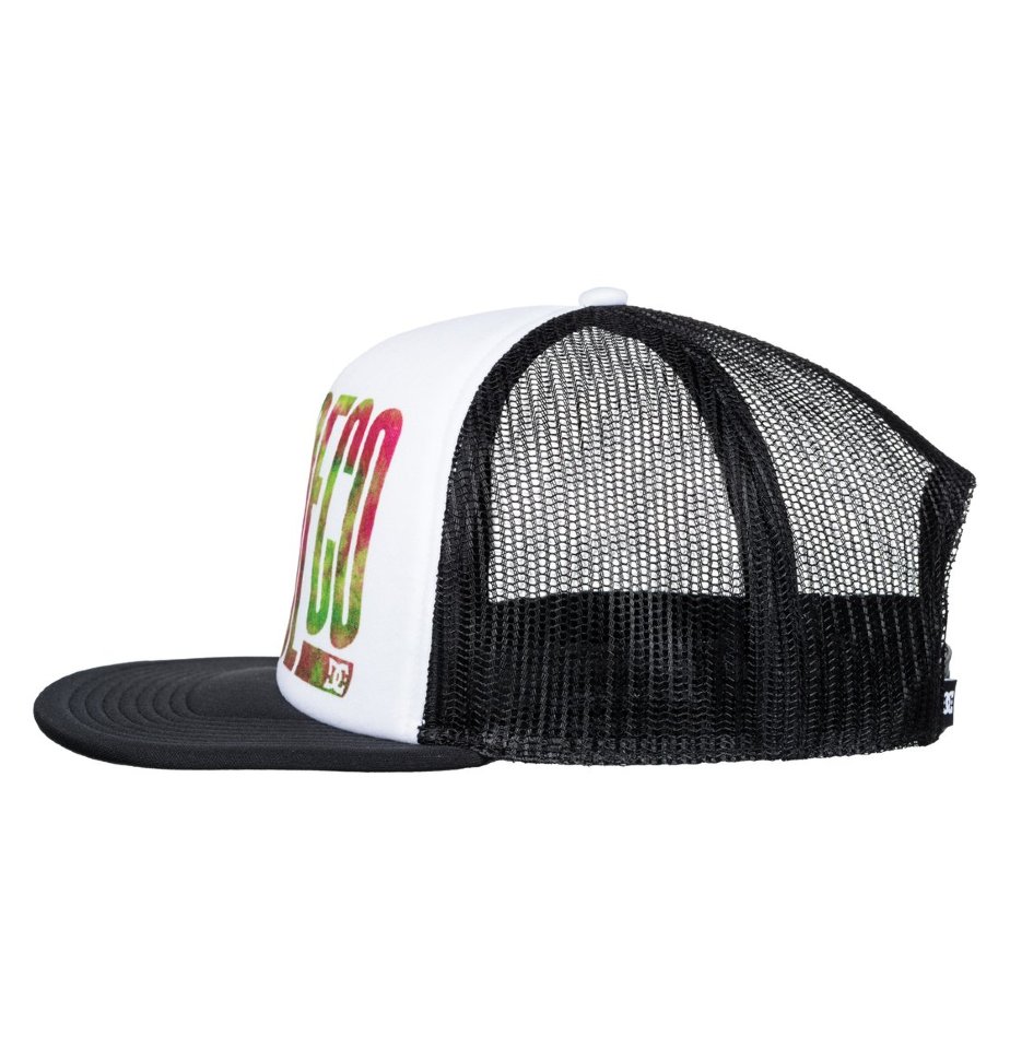Кепка-бейсболка мужская DC SHOES Trippy Trucker Black фото 2