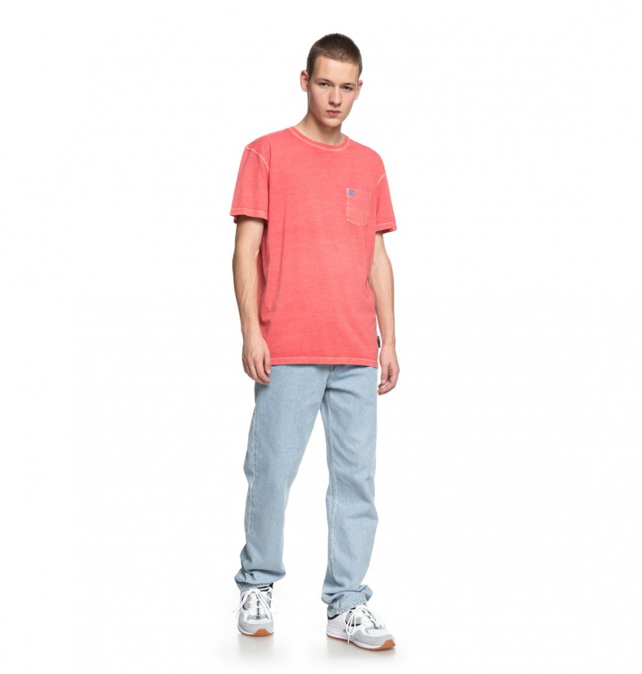Футболка мужская DC SHOES Dyed Pocket Cre M Porcelain Rose фото 2