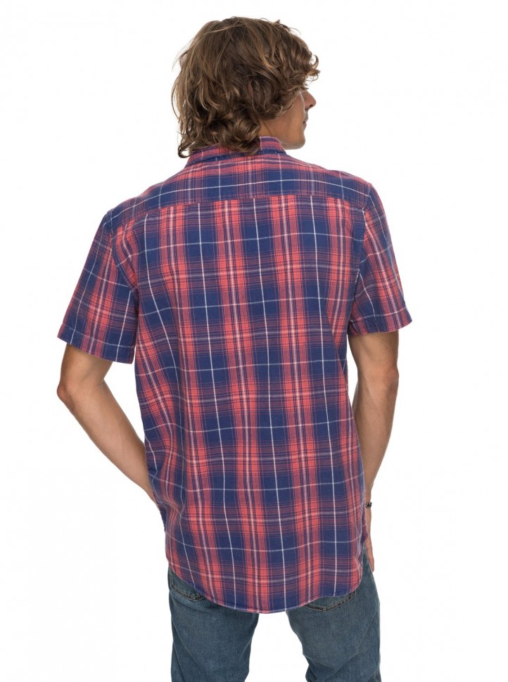 Рубашка мужская QUIKSILVER Taxirider M Vintage Indigo Checks Taxi фото 3
