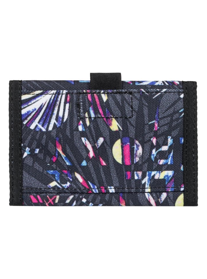 Кошелек женский ROXY Small Beach J Charcoal Heather Surf Letterin фото 3