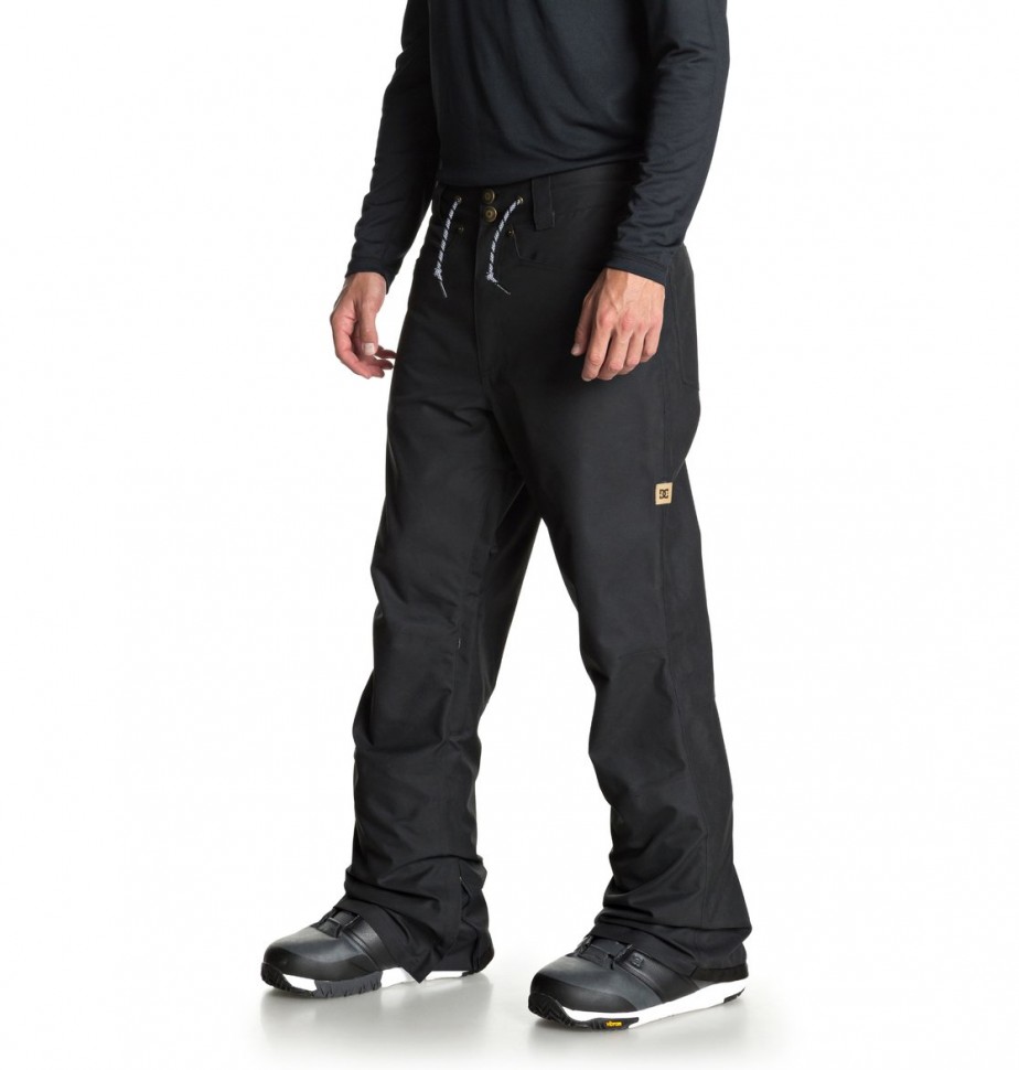 Штаны для сноуборда мужские DC SHOES Relay Pnt M Waxed Black фото 2