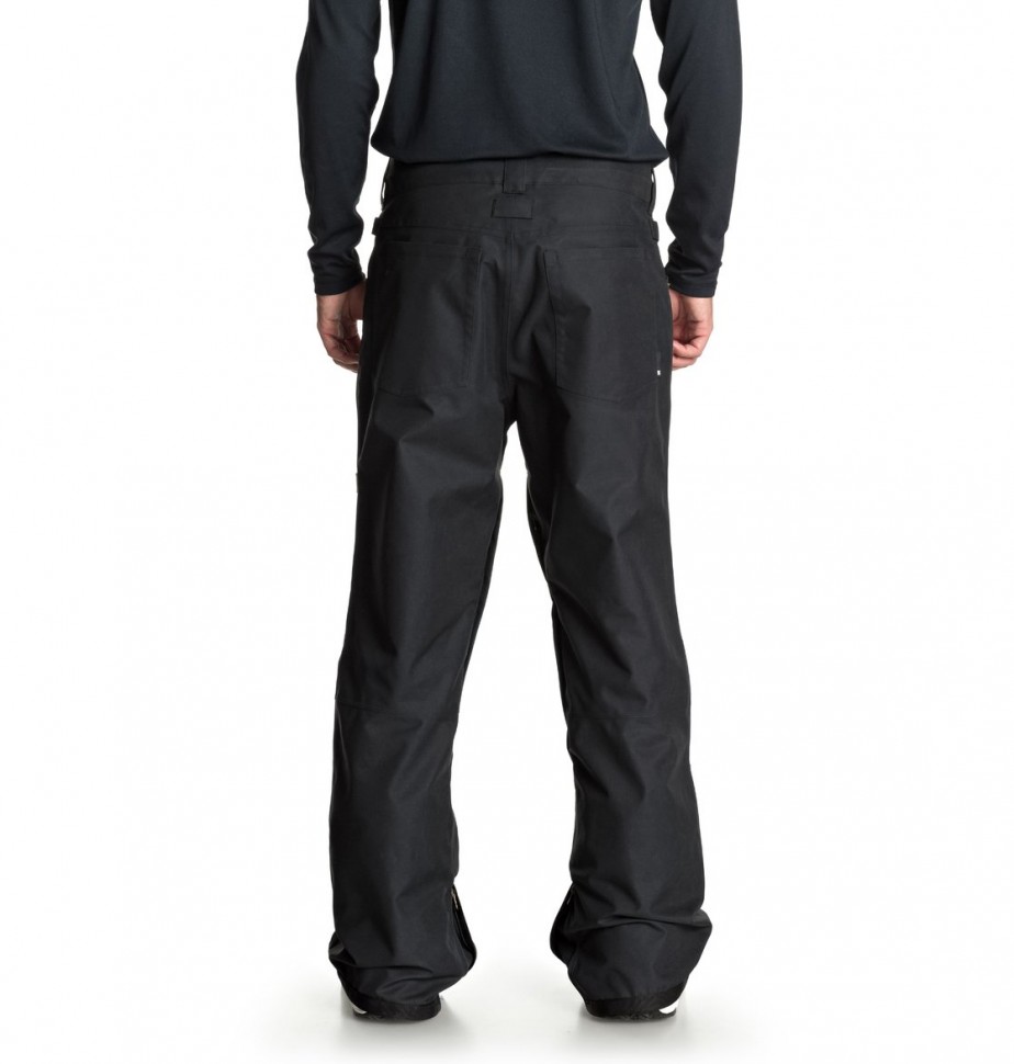 Штаны для сноуборда мужские DC SHOES Relay Pnt M Waxed Black фото 4