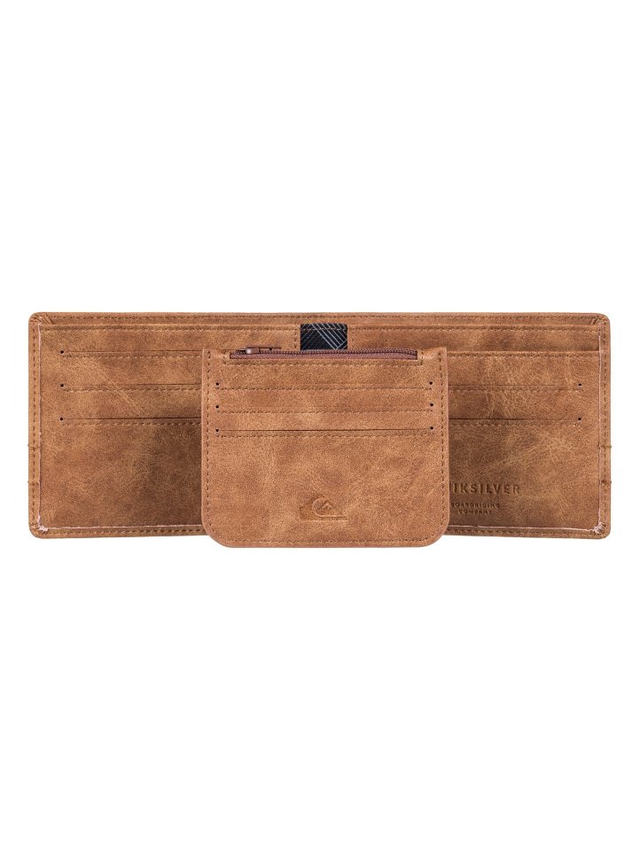 Бумажник мужской QUIKSILVER Evydaystripeii M Tobacco Brown фото 3