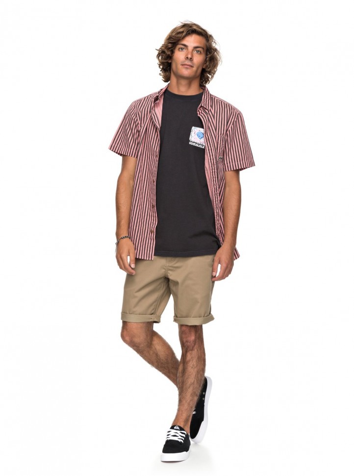 Рубашка мужская QUIKSILVER Brostripe M Mineral Red Goofy Bro фото 3