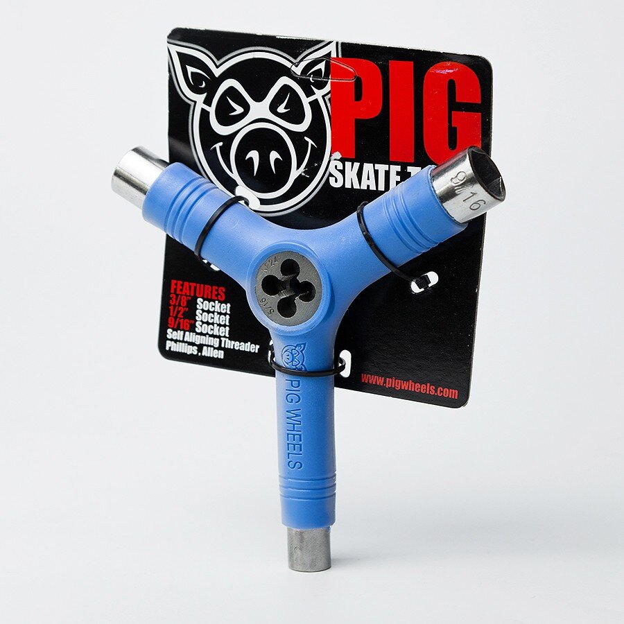 фото Ключ для скейтборда pig tool blue 2021