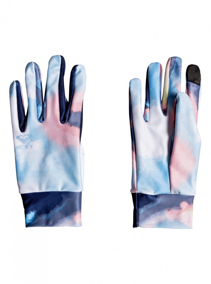 фото Перчатки для сноуборда женские roxy liner gloves j coral cloud dusk swirl