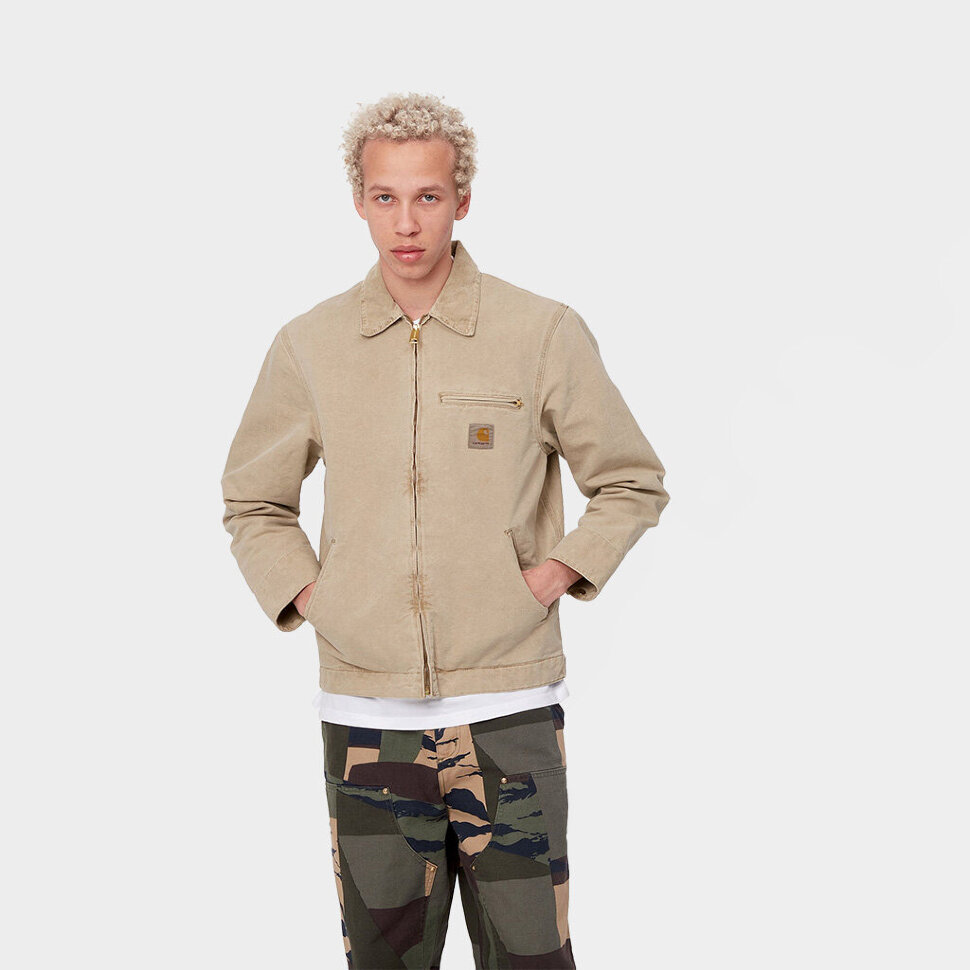 фото Куртка carhartt wip detroit jacket dusty h brown / dusty h brown (faded) 2022