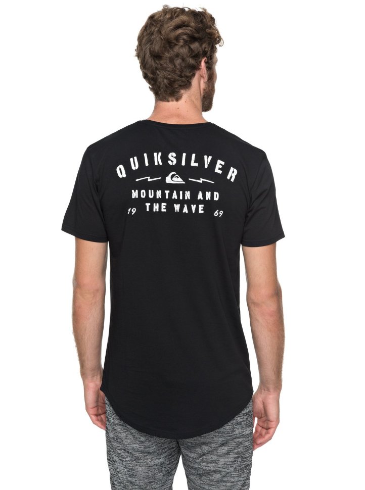 Футболка мужская QUIKSILVER Scalspacerfacer M Black фото 3
