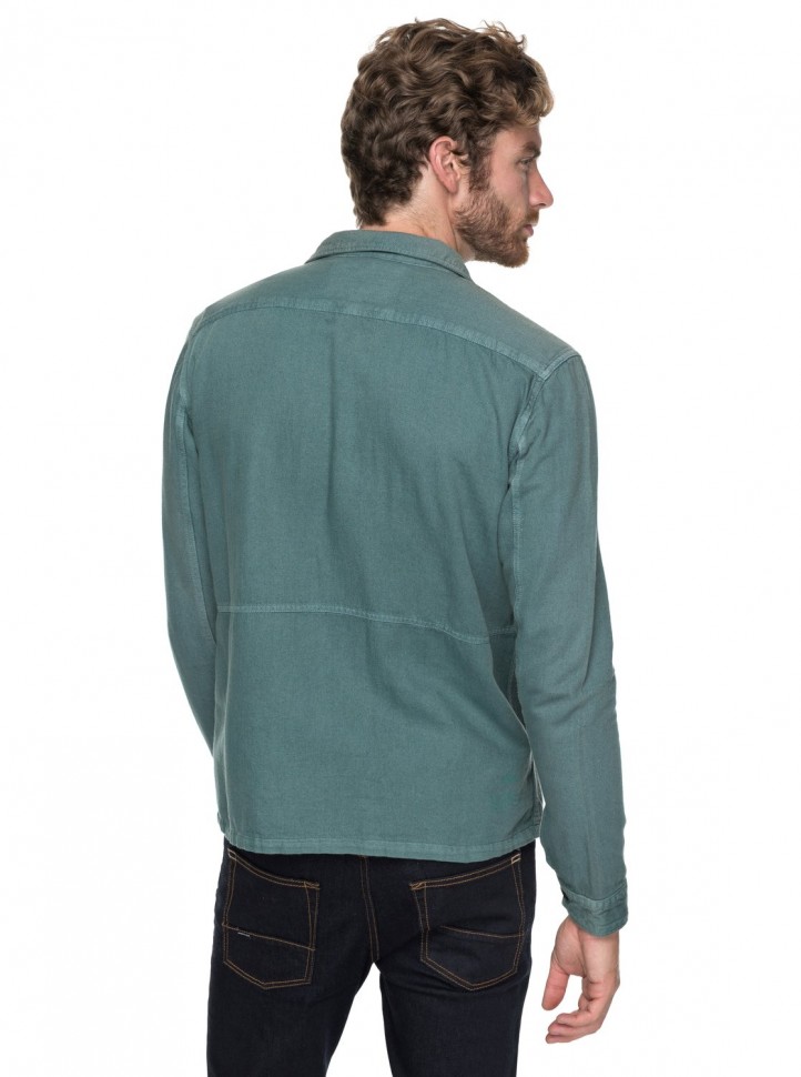 Рубашка мужская QUIKSILVER Waterlegacy M Mallard Green фото 4