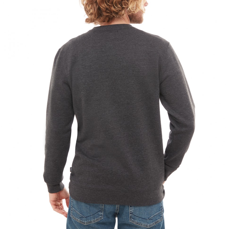 Свитшот мужской VANS Mn Vans Basic Crew Fleece Black Heather фото 2