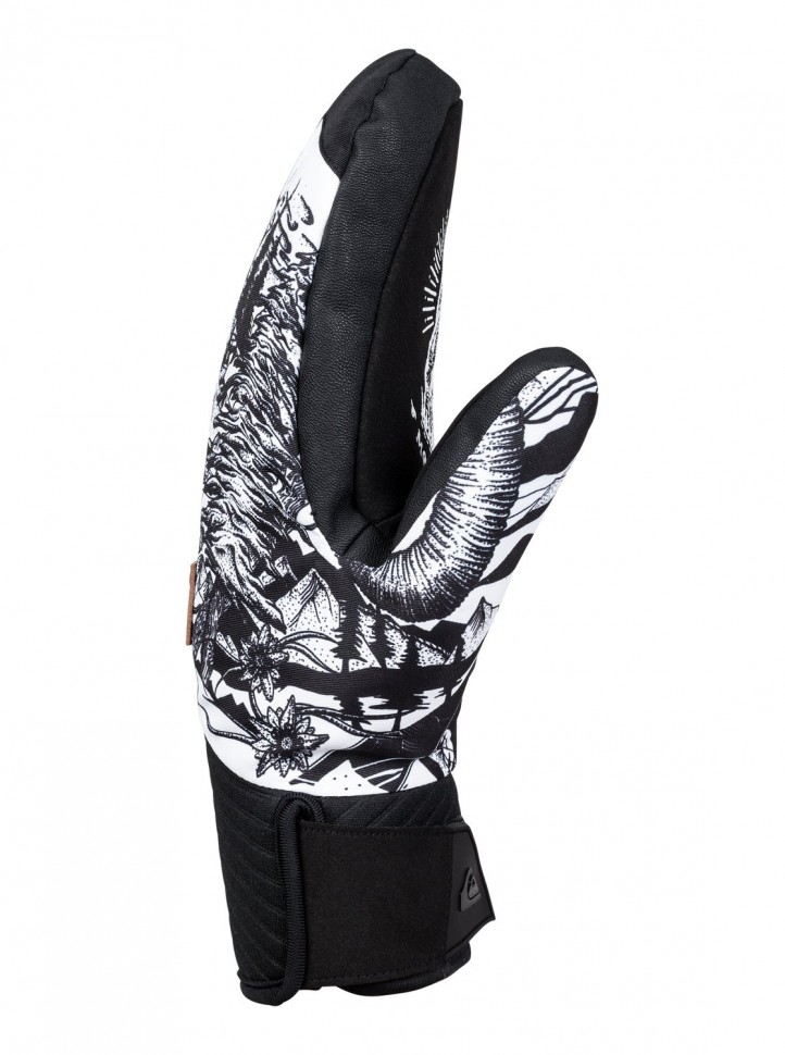 Варежки QUIKSILVER Method Mitt M White_Snow Mistery Glove фото 2