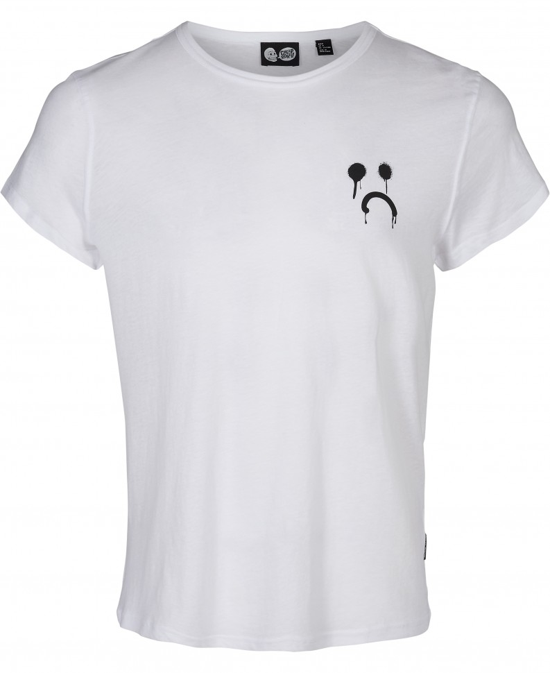 Футболка CHEAP MONDAY Slim Tee Drip Sadly White