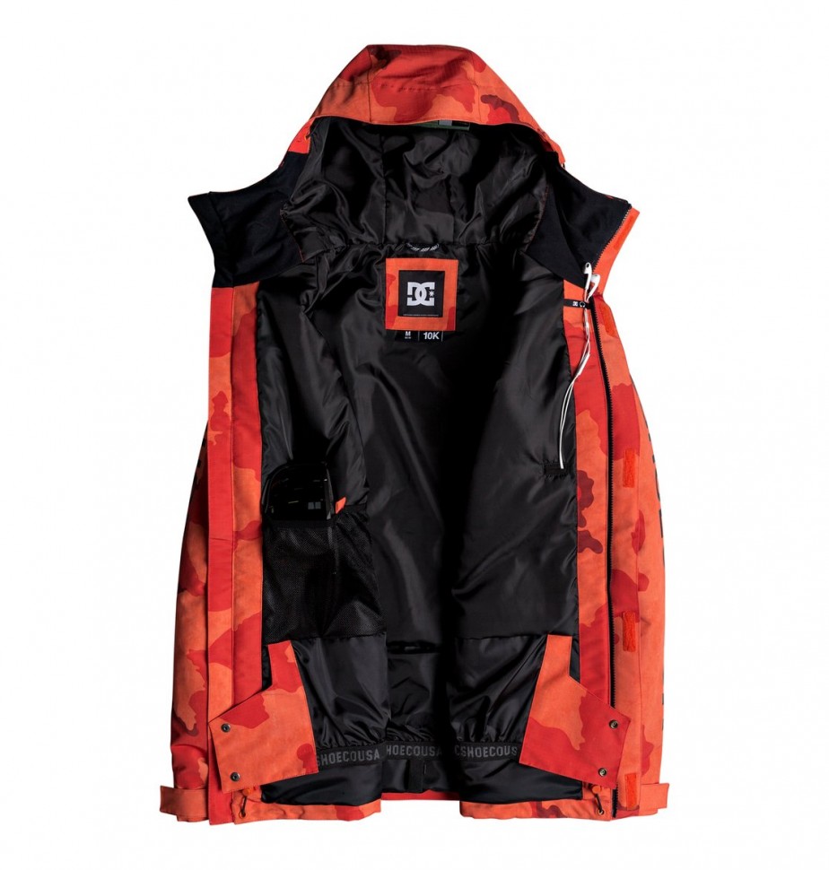 Куртка для сноуборда мужская DC SHOES Ripley Jkt M Red Orange Dcu Camo Men фото 5