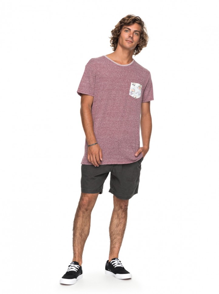 Футболка мужская QUIKSILVER Brokenleash M Vineyard Wine Heather фото 2